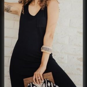 Carly Jean LA sleeveless T-shirt maxi dress